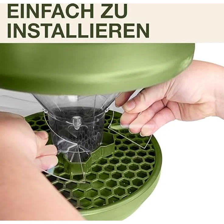 Swissinno Großvogel-Abwehrring für Vogelfutterhaus, Ø 17 cm, schützend und tierfreundlich gegen große Vögel – Bild 4