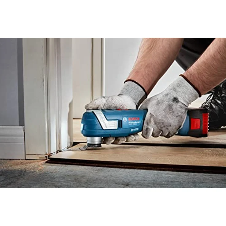 Bosch Professional 06018G2020 Multitool, 18V, ergonomischer Griff, Schwarz/Blau, 2,8 kg – Bild 6