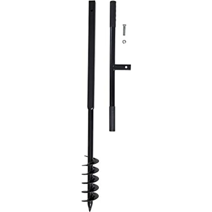 Erdlochbohrer Erdbohrer Handbohrer 85 mm Bohrer Pfahlbohrer Brunnenbohrer – Bild 5