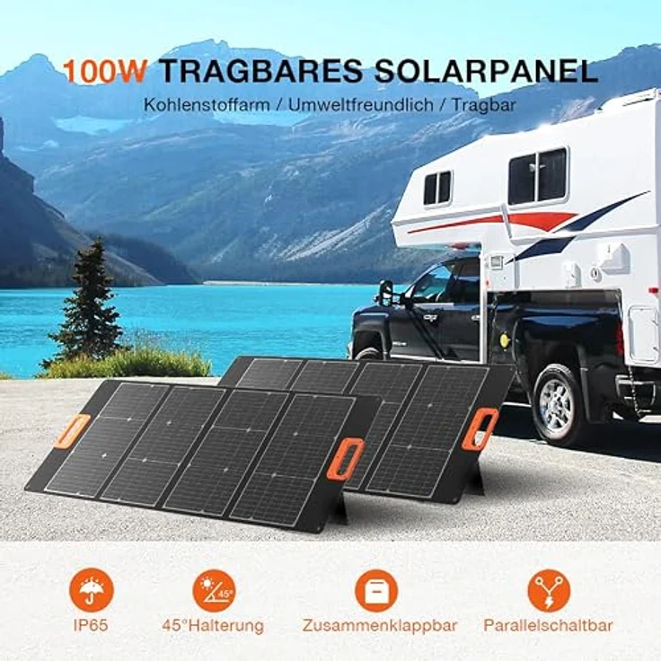 Yard Force Solarpanel 18V, Panel do ładowania stacji zasilania, effizient und tragbar – Bild 4