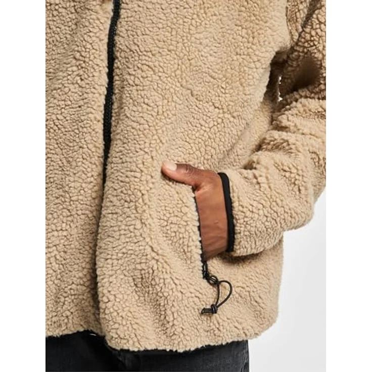 Brandit Herren Teddyfleece Jacket, Allwetterjacke mit hochflorigem Teddy-Fleece, blau – Bild 6