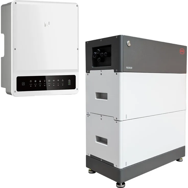 GOODWE GW5KN-ET Plus 5kW Hybrid Wechselrichter mit 5,12kWh, 2 MPPT, IP66, WLAN, 3-phasig