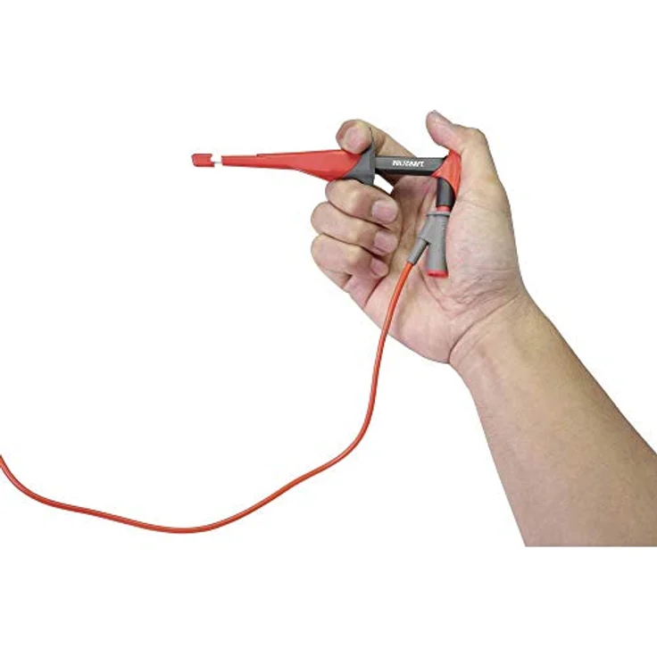 VOLTCRAFT MSK-115, Sicherheits-Abgreifklemmen-Set, 4 mm Buchse, CAT III 1000 V, schwarz und rot, Nennstrom 1 A – Bild 4