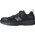New Balance Logic BOA BLACK, Sicherheitsschuhe mit durchstichhemmender Zwischensohle, Fiberglas-Zehenschutzkappe und rutschfester Laufsohle, Größe 41.5