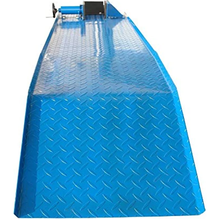 Güde Wagenheber GMR360, max. Hubhöhe 84 cm, Motorrad-Hebebühne blau-schwarz für Vorderräder bis 135 mm – Bild 5