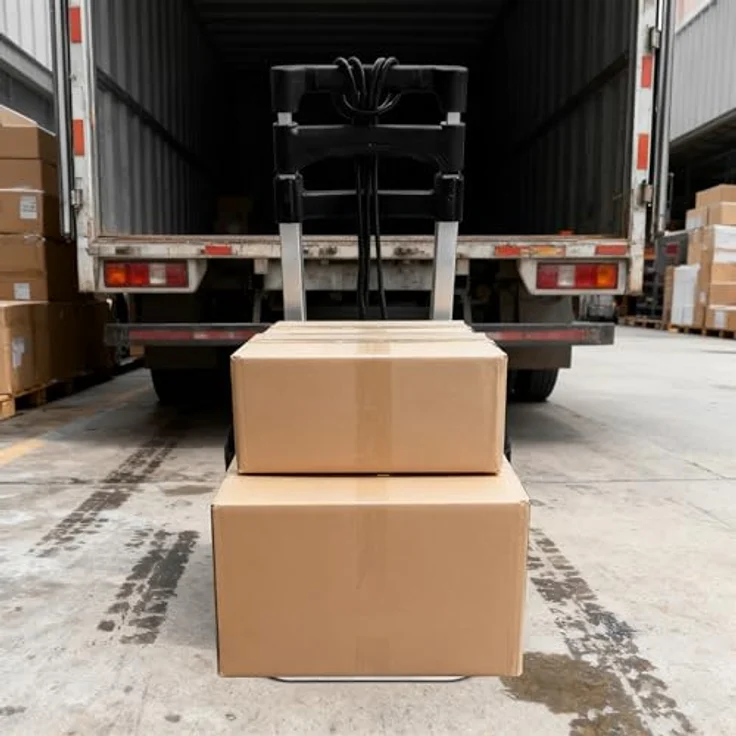relaxdays Klappbare Sackkarre, Tragkraft bis 70 kg, Schwarz mit ergonomischem Teleskopgriff und Antirutschfläche – Bild 5
