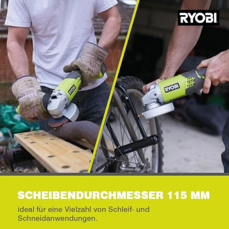 Winkelschleifer Ryobi RYAM18AGB – Bild 6