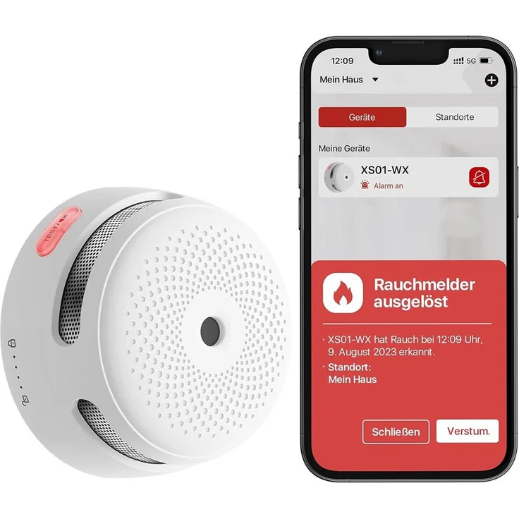 X-SENSE XS01-WX Rauchmelder, mit WEEE-Reg.-Nr. DE 91190805