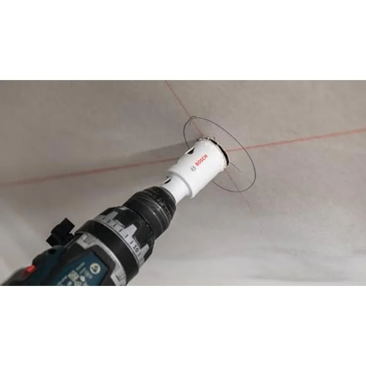 Bosch 1x Multi Material Lochsäge mit Adapter für Stahl, Trockenbauwand Ø 38 mm, Professional Zubehör Bohrmaschine – Bild 5
