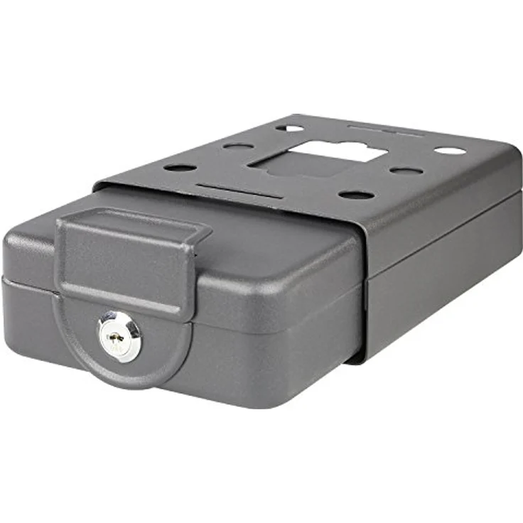 HMF 307-02 Dokumentenbox anschraubbar, Wohnmobil, Boot etc. 20,0 x 15,5 x 7,0 cm , schwarz – Bild 4