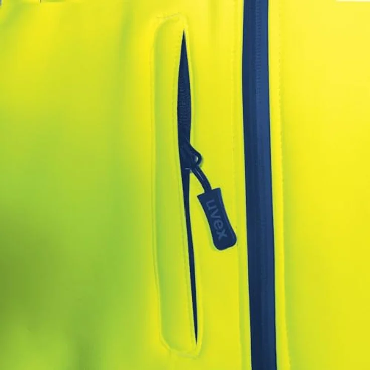 UVEX Herren-Softshelljacke uvex protection flash, Warnschutzkleidung, Größe 4XL – Bild 2