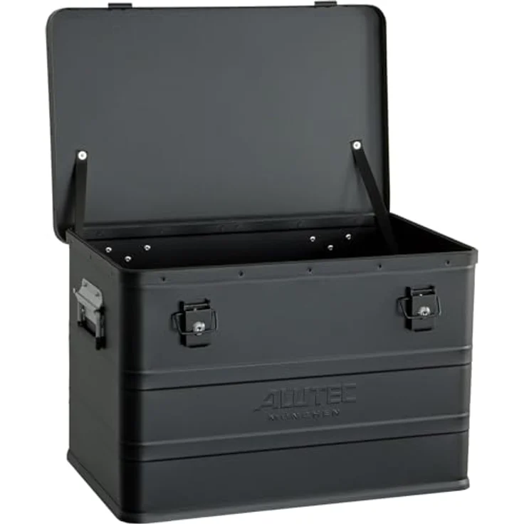 ALUTEC München Werkzeugkoffer ALUTEC Aluminiumbox Classic 68 Schwarz, 68 ltr., stoßsicher, spritzwassergeschützt - Preisvergleich – Bild 2