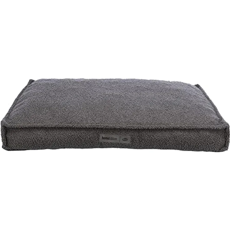 TRIXIE BE ECO besonders kuscheliges Hundekissen Coline, eckig, 100 x 70 cm, Dunkelgrau, mit rutschfestem Boden - 36676