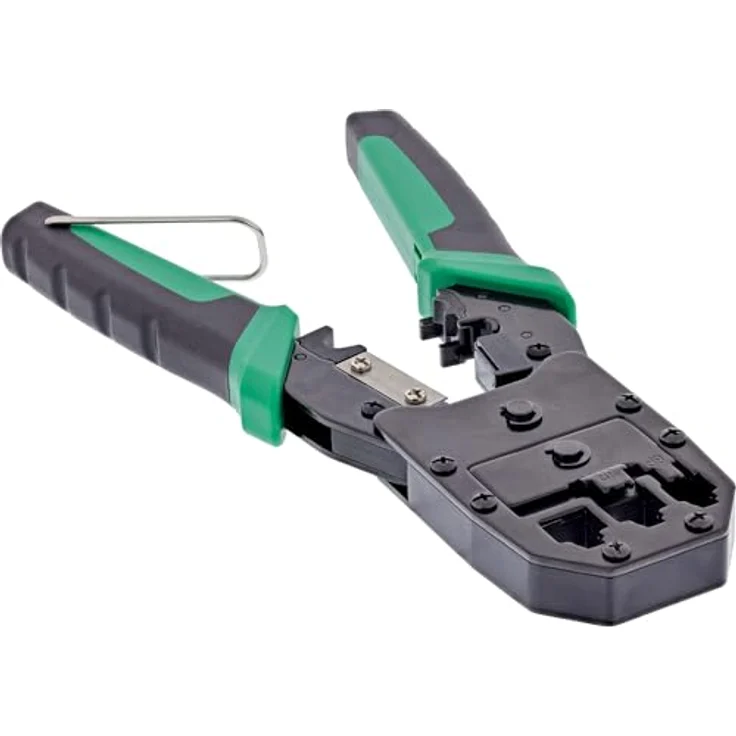 Inline Elektro-Installationszange, Modular Crimpzange für RJ11/RJ12/RJ45 Stecker – Bild 1