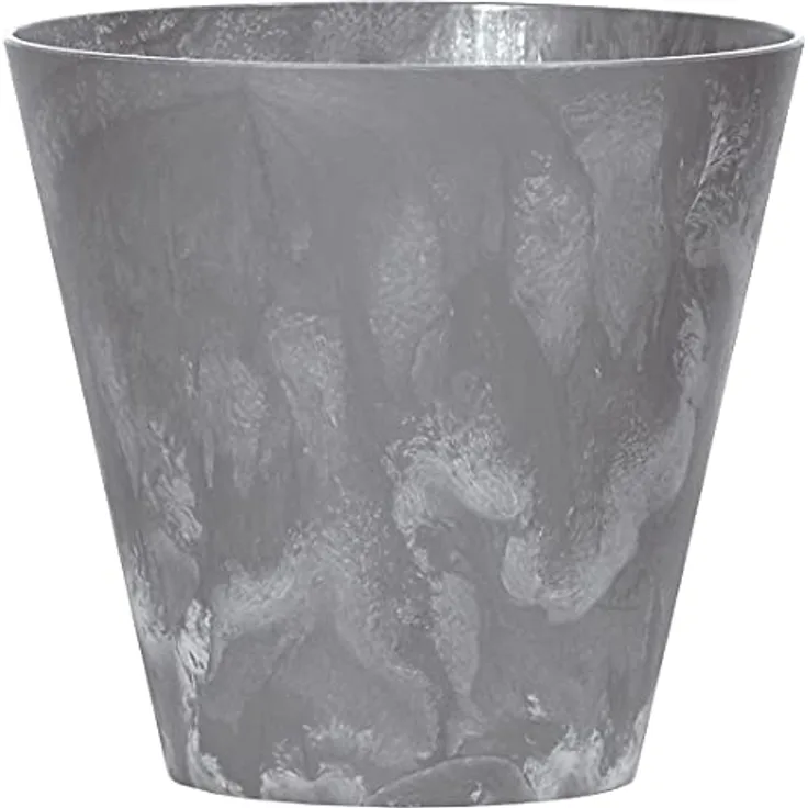 Maceta TUBUS BETON EFFECT 3,5L., dimensiones (mm) 200x200x187, color Marengo