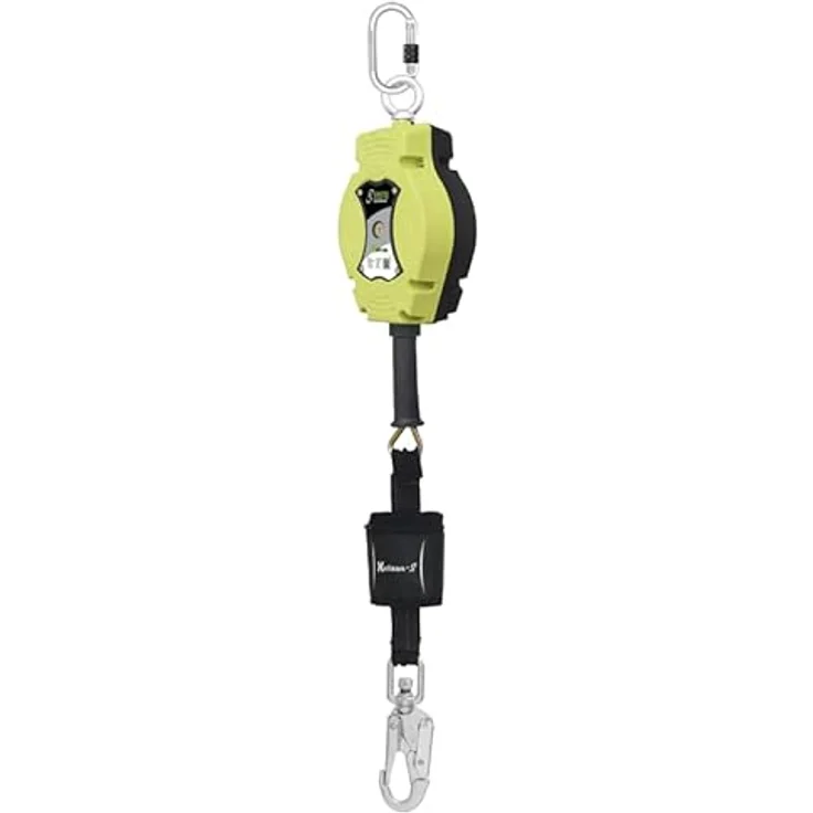 Kratos Safety Helixon-S Stahldrahtseil, Höhensicherungsgerät mit automatischem Rückzug, EN360, PSA 10,0 m – Bild 1