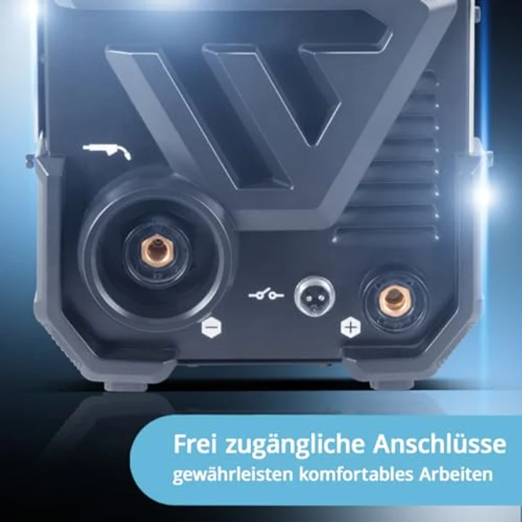 STAHLWERK FLUX 160 ST Digital, Kombischweißgerät mit Lift TIG und WP-17V-Brenner, 20-160 A, IP21S, inkl. Schweißdraht und Zubehör – Bild 8