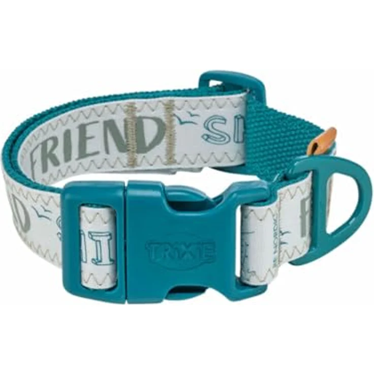 Trixie BE Nordic Hundehalsband, Blau, S/M 32-45 cm, hochwertiges Material, mehrfarbig – Bild 1