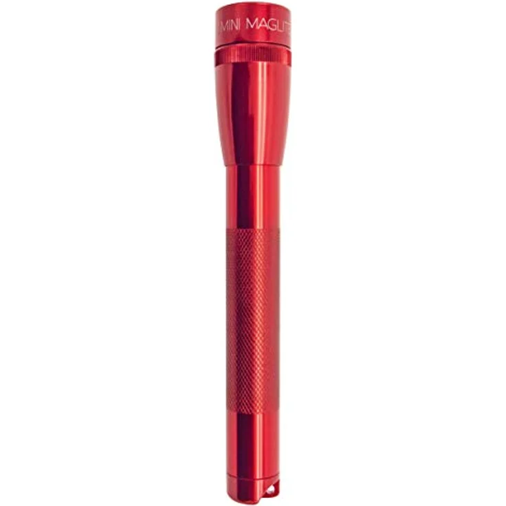 Mag-Lite LED-Taschenlampe SP22037F Mini Maglite 2AA Multimode Hochleistungs-LED-Taschenlampe, 17 cm rot inkl. Mignon-Batterien im Etui – Bild 5