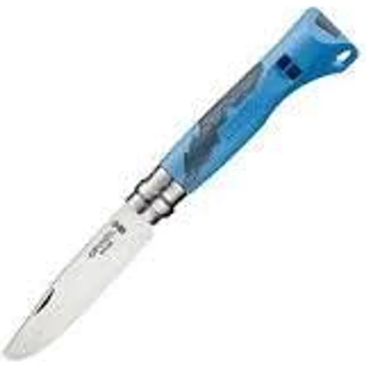 Opinel Outdoor Junior No. 07 Taschenmesser mit Pfeife blau – Bild 4