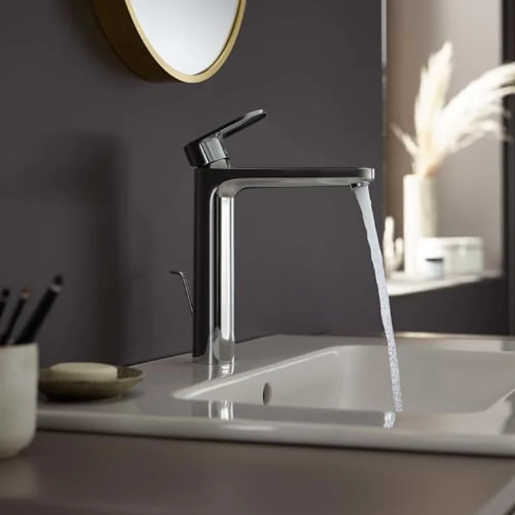 hansgrohe Vernis Blend, Spültischarmatur mit ComfortZone 190, schwenkbarem Strahlformer und EcoSmart-Technologie – Bild 9