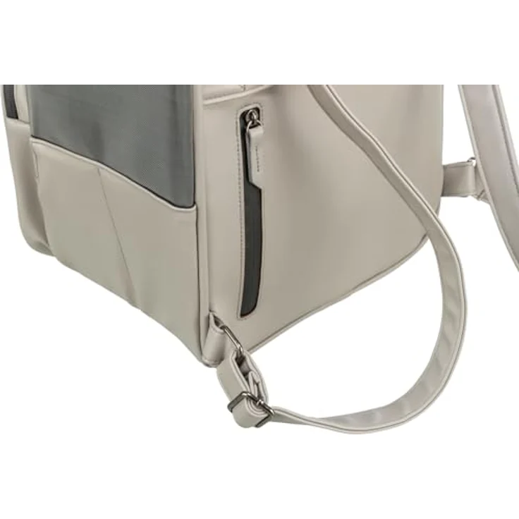 TRIXIE Hunde-Rucksack City Style - Hunderucksack bis 8kg für den Transport - Rucksack für Hunde mit Außentaschen, integrierter Kurzleine und Insektenschutz - 28832 – Bild 4