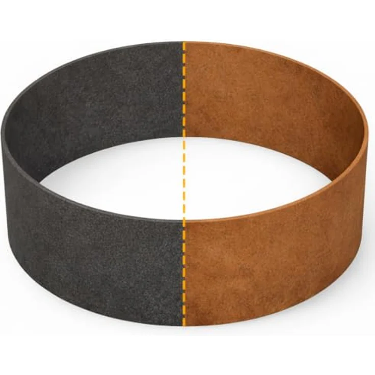 bellissa Rasenkante Kreis Corten 13 cm x Ø 20 cm – Bild 2