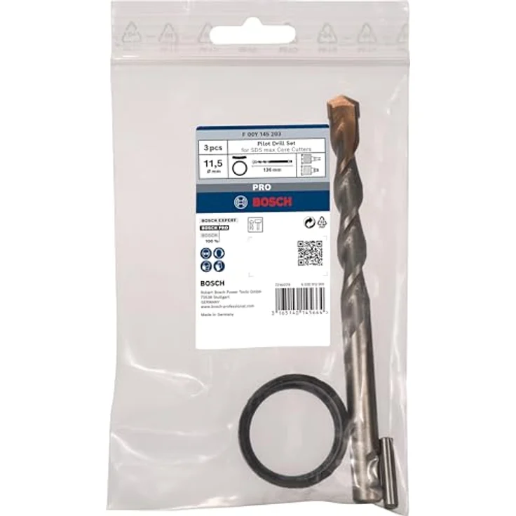 Bosch Accessories F00Y145203 Bohrkrone 11.50mm, geeignet für Bohrhämmer SDS max, präzise Zentrierlochbohrung – Bild 2