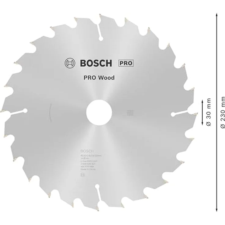 Bosch Professional Kreissägeblatt Optiline Wood (für Holz, 230 x 30 x 2,8 mm, 24 Zähne, Zubehör Kreissäge) – Bild 3