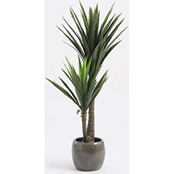 Mica decorations künstliche Yucca Palme - Yuccapalme im Kunststofftopf - h 120 x d 60cm – Bild 5