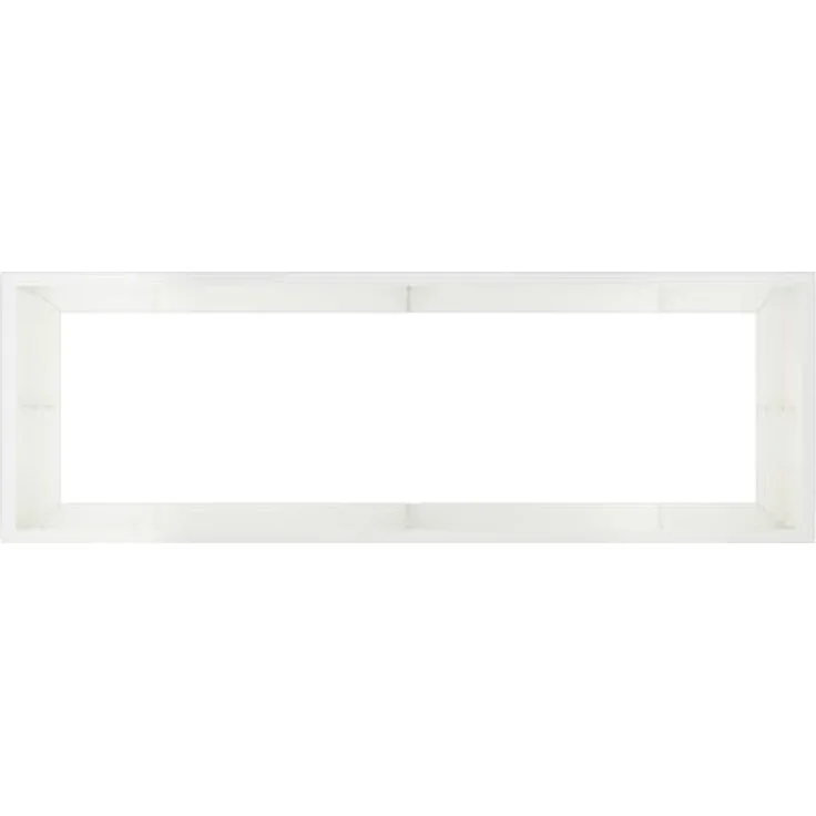 vidaXL Beetumrandung Stützmauer, modulare Gartenmauer aus wetterbeständigem Stahl, 8 Stück, 300 x 100 x 30 cm, Weiß – Bild 9
