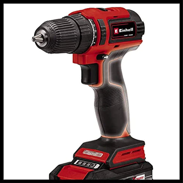 Einhell Akku-Bohrschrauber TE-CD 18/40 Li BL (2x Akku 2,0Ah und Ladegerät) – Bild 5