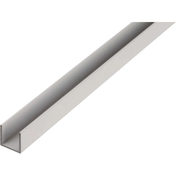 Alberts U-Profil | Aluminium, natur | 1000 x 15 x 20 mm 
(475697)