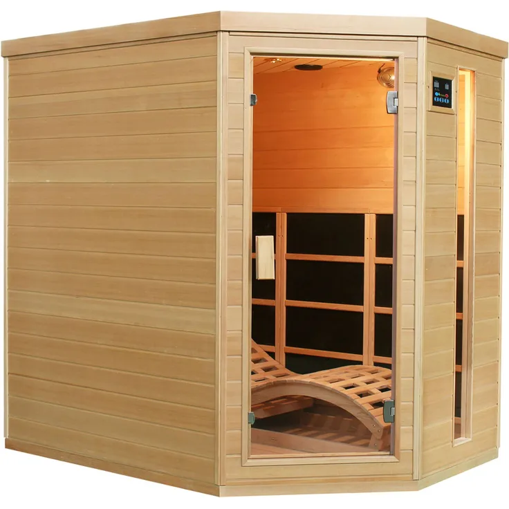 Artsauna 2500 W Infrarotkabine Esbjerg, 130 x 190 x 190 cm - Preisvergleich