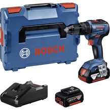 Image for Bosch Professional GSB 18V-55 Akku-Schlagbohrschrauber 55 Nm 1750 U/min. 13 mm Metallbohrfutter 2 x 4.0 Ah + GAL18V-40 + L-BOXX