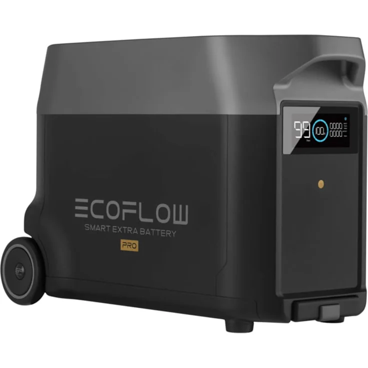 EcoFlow Delta Pro Extra Akkuerweiterung Elektro 3600 Wh Laufrollen 230 V Elektrostart 45 kg – Bild 4
