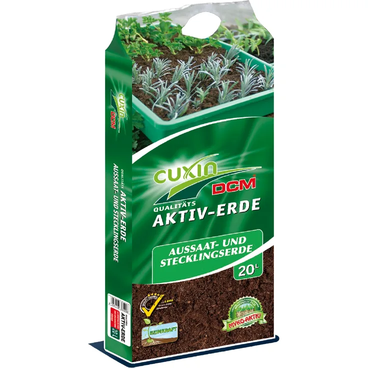 CUXIN DCM Aktiv-Erde Aussaat-und Stecklingserde 20 l