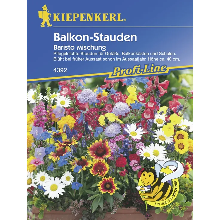 Kiepenkerl Blumenmischung Balkon-Stauden Baristo Inhalt reicht für ca. 5 lfd. Meter