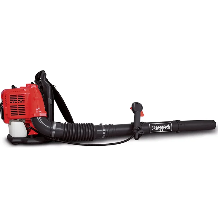 Scheppach Benzin Laubbläser LB5200BP, Anti-Vibrationssystem, 51,7 cm³ 2-Takt-Benzinmotor 1400W, Luftgeschwindigkeit 295 km/h, rückentragbar – Bild 5