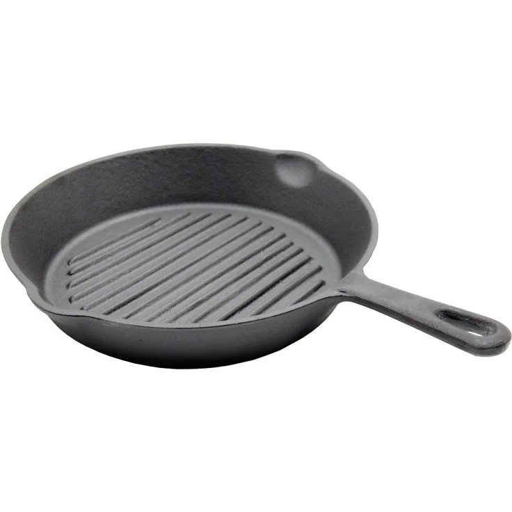 SANTOS Grillpfanne aus Gusseisen, Ø 25 cm