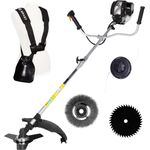 BRAST 4-Takt BENZIN 2 in 1 Motorsense Freischneider Rasentrimmer Sense Trimmer