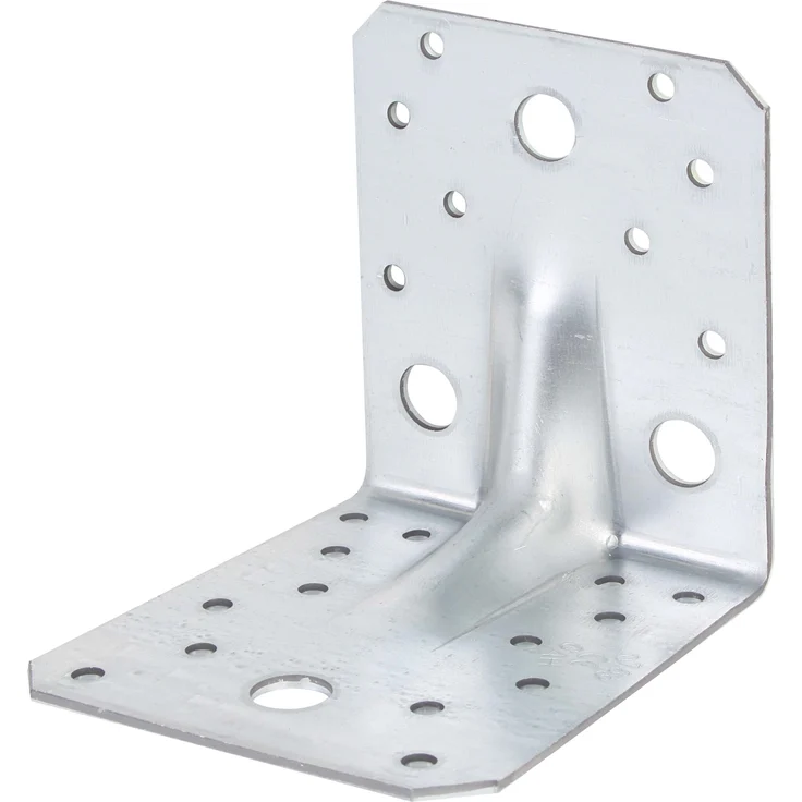 Alberts Schwerlast-Winkelverbinder mit Sicke | Handwerkerpack | sendzimirverzinkt | 105 x 105 x 90 mm | 25er Set 
(837570) – Bild 1
