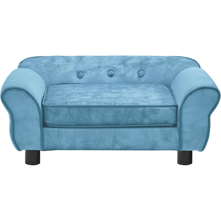 vidaXL Hundesofa Türkis 72x45x30 cm Plüsch – Bild 3