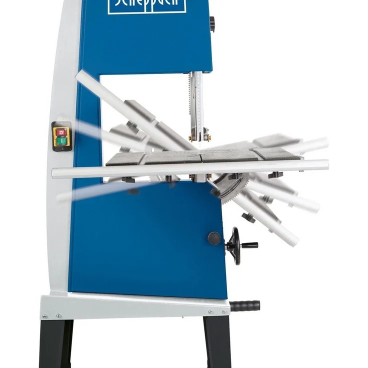 Scheppach Bandsäge BASA3-230V | 800W | Variable Geschwindigkeit | Durchlasshöhe 205mm | Durchlassbreite 306mm | Grauguss-Tisch | stufenlose Tischverstellung | inkl. Untergestell & Querschneidlehre – Bild 10