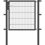 Alberts Einzeltor Flexo mit Zubehör | anthrazit | Breite 100 cm | Höhe 100 cm 
(647087)