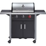 Enders Gasgrill CHICAGO 3 R schwarz silber 2.520 cm² Grillfläche 3 Brenner 2 Seitenablagen 10,4 kW