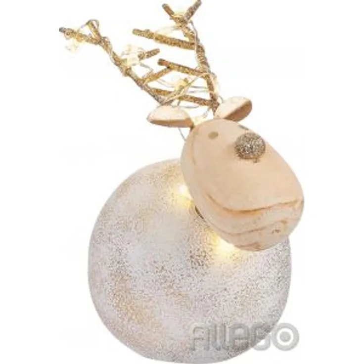 Hellum LED-Beton Rentier klein 524093