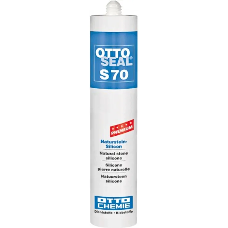 OTTOSEAL  S70 Premium-Naturstein-Silikon/Silicon 310 ml - Hellblau Struktur C44