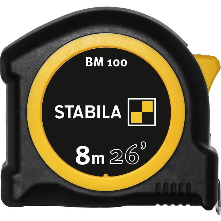 STABILA Taschenbandmaß BM 100, 8 m (26'), cm/inch-Skala – Bild 2
