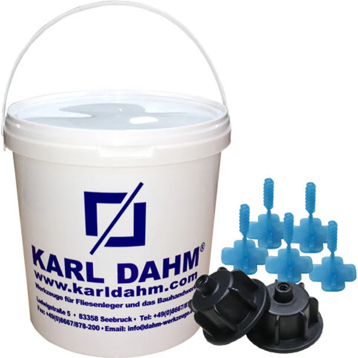 Karl Dahm Basis Nivelliersystem Set schwarz, 3 mm Laschen, Art.-Nr. 12441 – Bild 1
